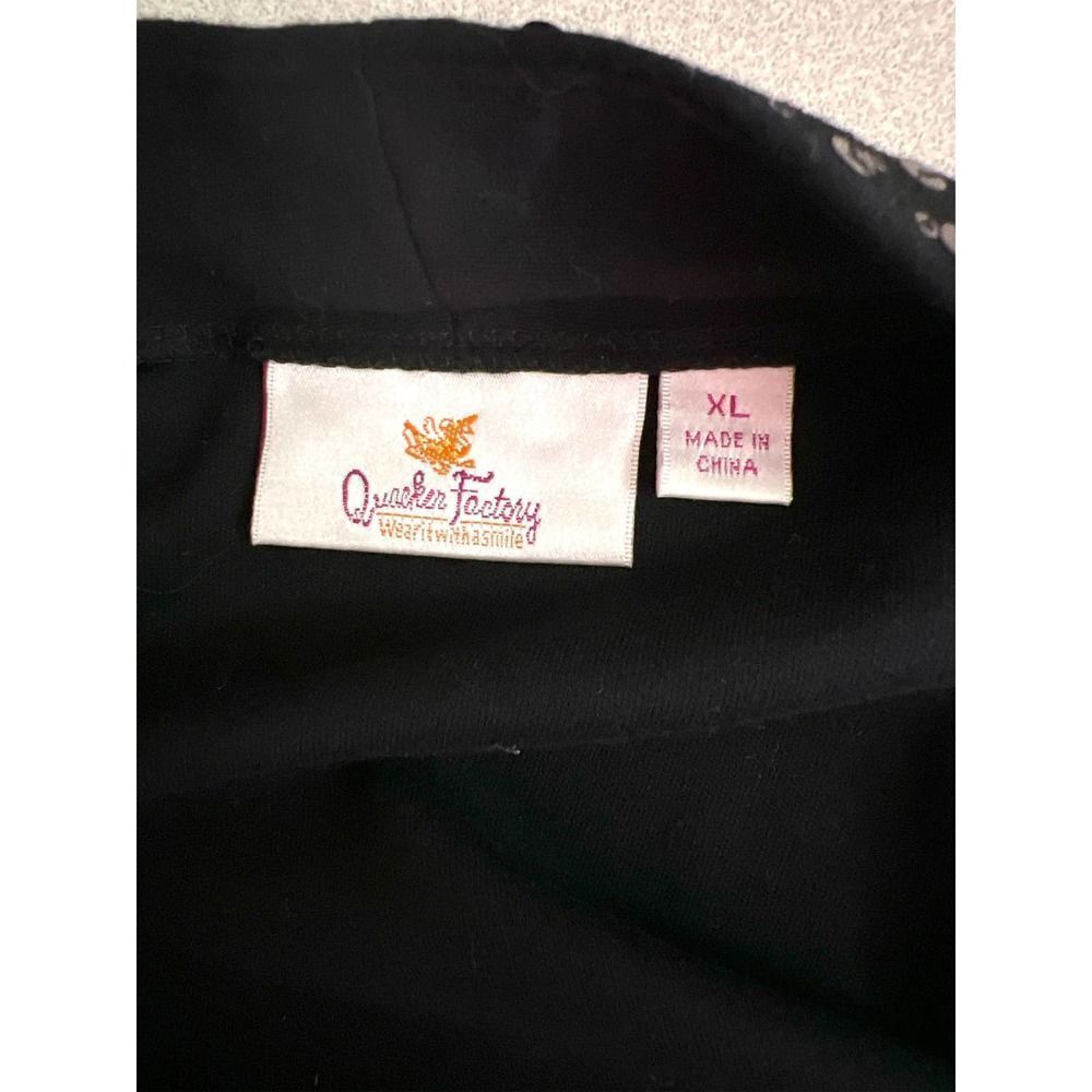 Quacker Factory Black Sequined Layered 1-Piece Sw… - image 4